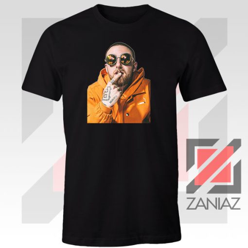 Mac Miller Kiss Rapper Black Tee