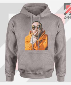 Mac Miller Kiss Rapper Grey Jacket