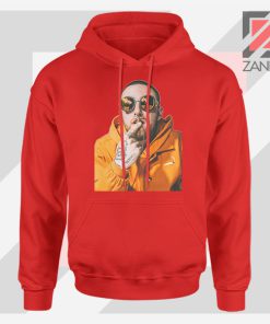 Mac Miller Kiss Rapper Red Jacket