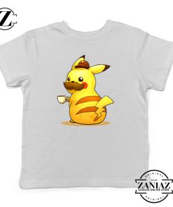 Pokemon Pikachu Coffee Tee Kids