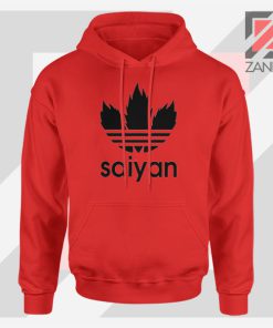 Super Saiyan Logo Parody Red Hoodie