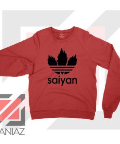 Super Saiyan Logo Parody Red Sweatshirt