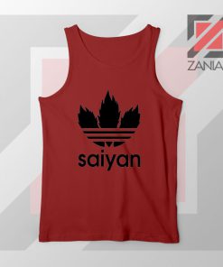 Super Saiyan Logo Parody Red Tank Top