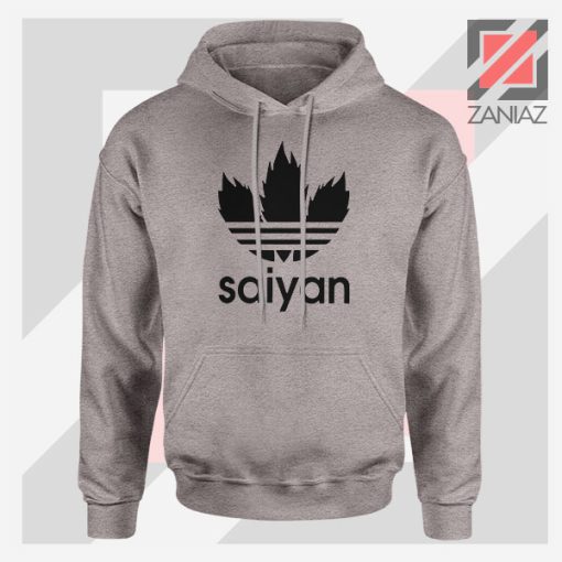 Super Saiyan Logo Parody Sport Grey Hoodie