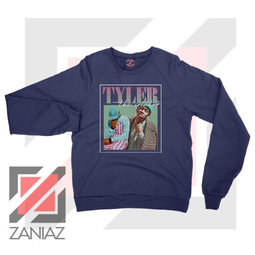 Tyler The Creator Rap Singer Navy Blue Sweatshirt