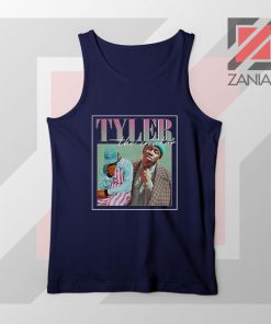 Tyler The Creator Rap Singer Navy Blue Tank Top