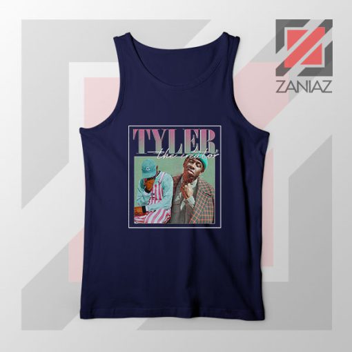 Tyler The Creator Rap Singer Navy Blue Tank Top