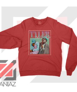 Tyler The Creator Rap Singer Red Sweatshirt