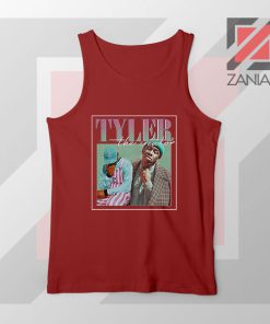 Tyler The Creator Rap Singer Red Tank Top