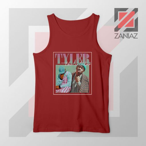 Tyler The Creator Rap Singer Red Tank Top