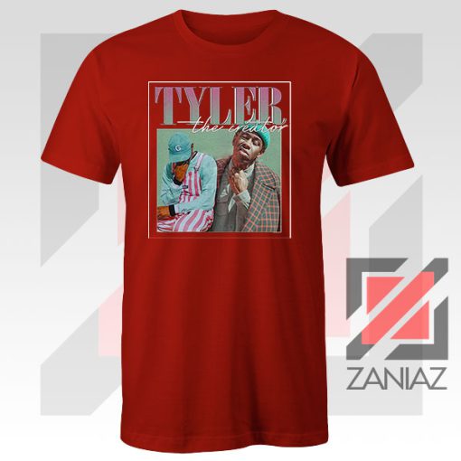 Tyler The Creator Rap Singer Red Tee