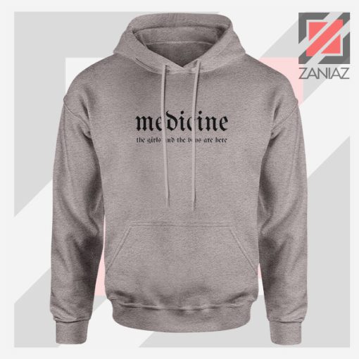 Medicine Song Graphic Sport Grey Hoodie