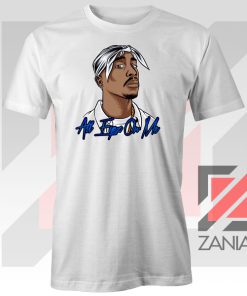 2pac white t shirt best sale