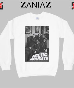 Arctic Monkeys 505 Song Art White Sweatshirt AM Vintage Poster