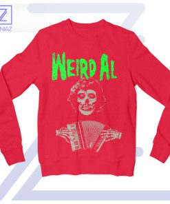 Accordion Cool with Misfits Music Red Sweatshirt