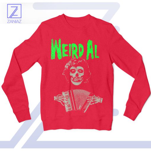 Accordion Cool with Misfits Music Red Sweatshirt