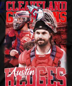Catcher's Command Austin Hedges Guardians T-Shirt 2