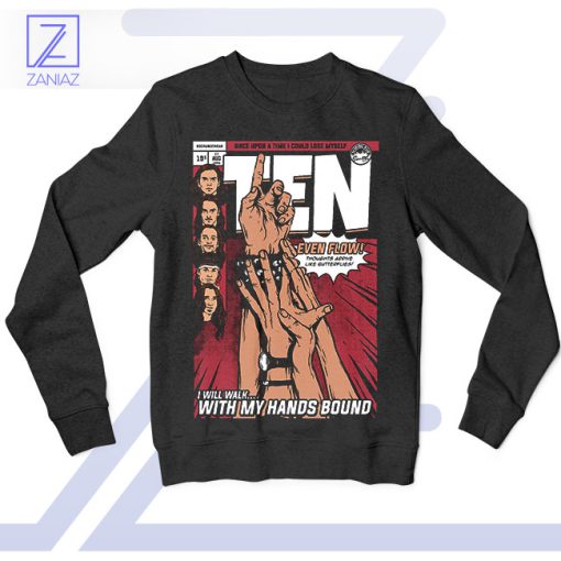 Evenflow Comic Art By Pearl Jam Sweatshirt