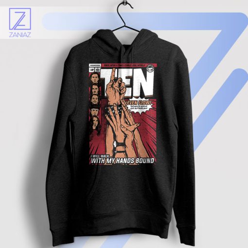 Evenflow Comic Strip Pearl Jam Music Hoodie