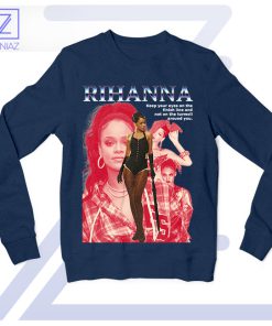 Eyes on the Finish Line Rihanna Navy Sweatshirt