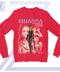 Eyes on the Finish Line Rihanna Red Sweatshirt
