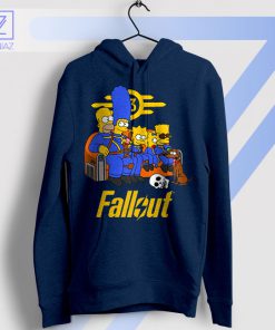 Fallout Fusion Phenomenon Nuclear Family Navy Hoodie