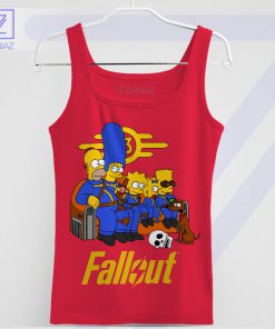 Fallout Ultimate Mashup Nuclear Family Red Tank Top