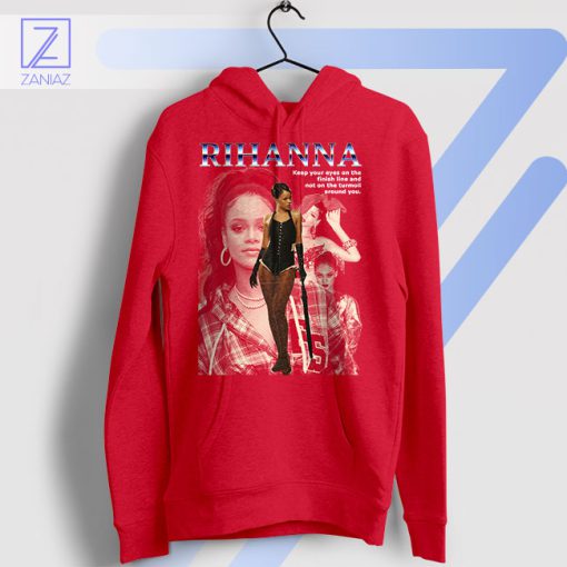 Finish Line Ahead Rihanna Inspiration Red Hoodie