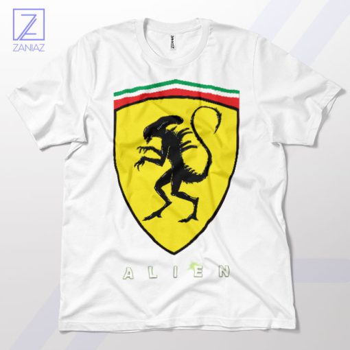 Galactic Revolutions Scuderia-Alien WhiteT-Shirt