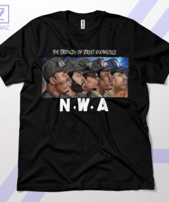 Gangsta Rap Pioneers NWA Street Knowledge T-Shirt
