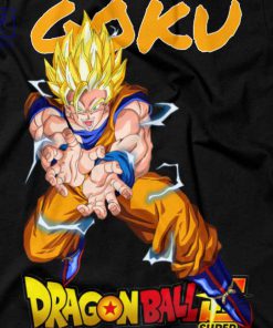 Goku Super Saiyan Kamehameha Attack T-Shirt 2
