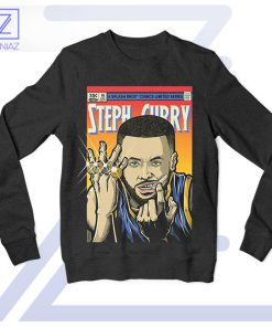 Golden State Hero Steph Curry Comics Sweatshirt