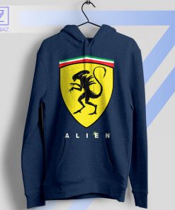 Intergalactic Speed Scuderia-Alien Navy Hoodie