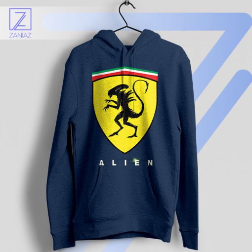 Intergalactic Speed Scuderia-Alien Navy Hoodie