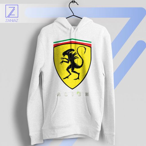 Intergalactic Speed Scuderia-Alien White Hoodie