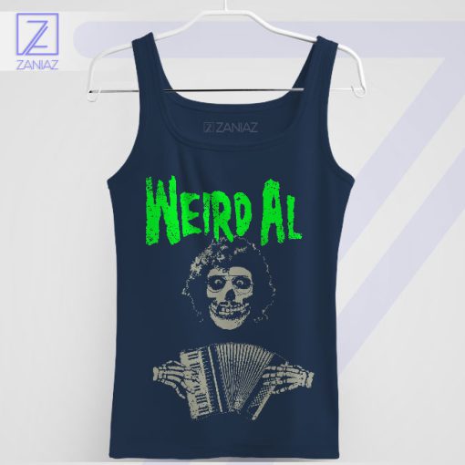 Misfits Rebel Spirit Accordion Music Navy Tank Top