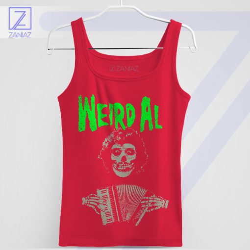 Misfits Rebel Spirit Accordion Music Red Tank Top