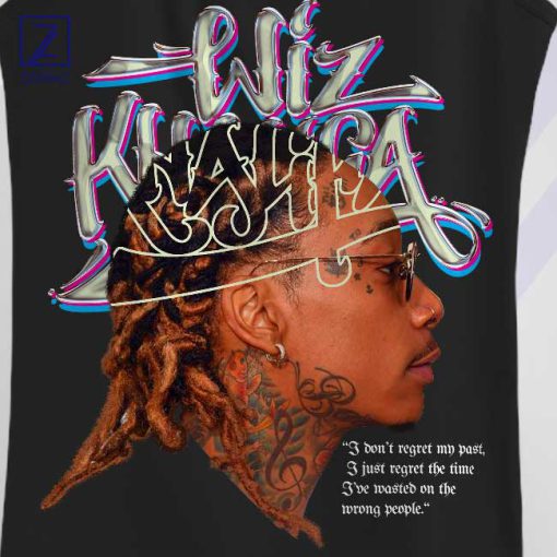 No Looking Back Wiz Khalifa Quote Tank Top 2