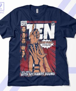 Pearl Jam Evenflow Tribute Comic Style Navy T-Shirt