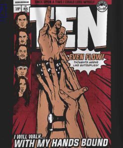 Pearl Jam's Evenflow Comic Illustration Tank Top 2