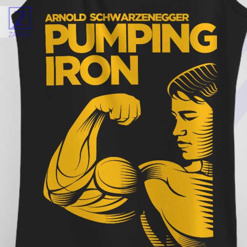 Pumping Iron Motivation Arnold Quote Tank Top 2