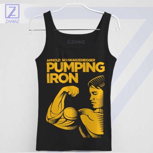 Pumping Iron Motivation Arnold Quote Tank Top