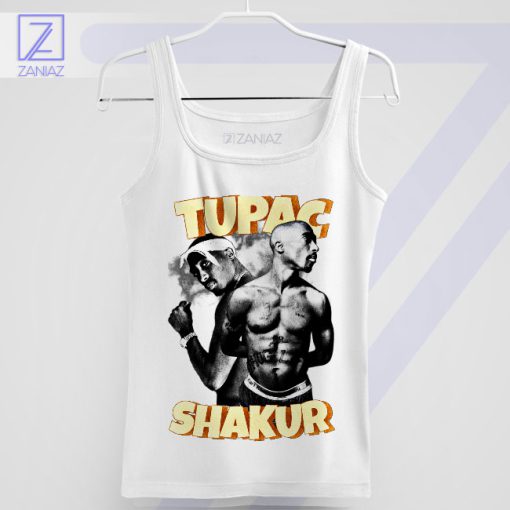 Rap God Fashion Tupac Shakur Smoke White Tank Top