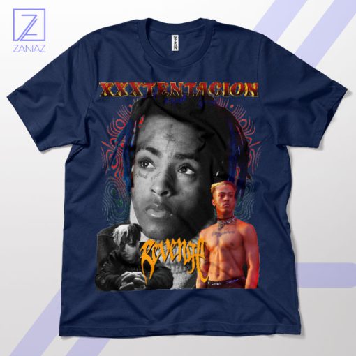 Revenge Never Looked So Good XXXTentacion Navy T-Shirt