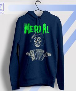 Rock Out with Misfits and Accordion Navy Hoodie