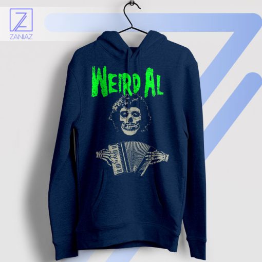 Rock Out with Misfits and Accordion Navy Hoodie