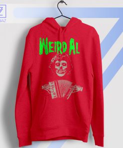 Rock Out with Misfits and Accordion Red Hoodie