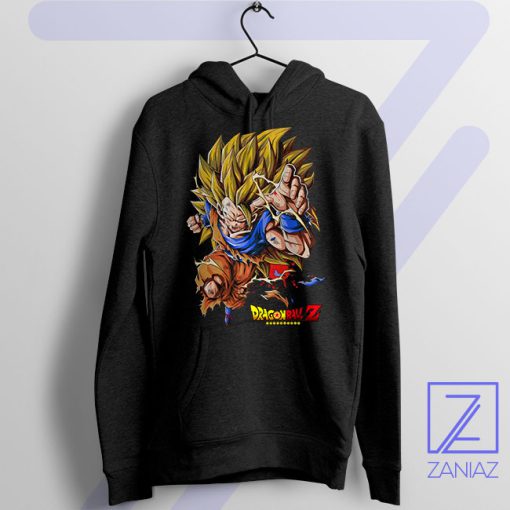 Saiyan Saga Style Super Saiyan 4 Black Hoodie