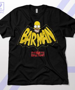 Springfield's Dark Knight Homer Barman T-Shirt