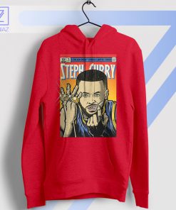 Steph Curry Slam Dunk Comics Edition Red Hoodie